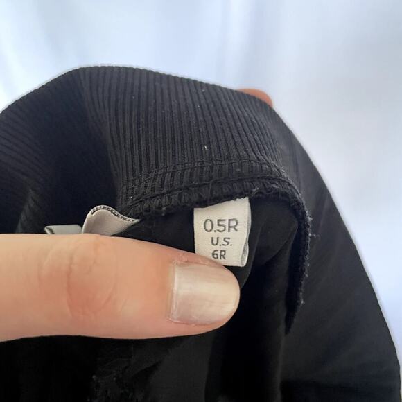 Chico's 0.5 regular black dress pants stretchy elastic waist pockets women's S - Picture 7 of 8